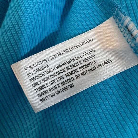 A New Day Bright Blue Ribbed Midi Dress | Medium | New with Tags - Picture 8 of 11